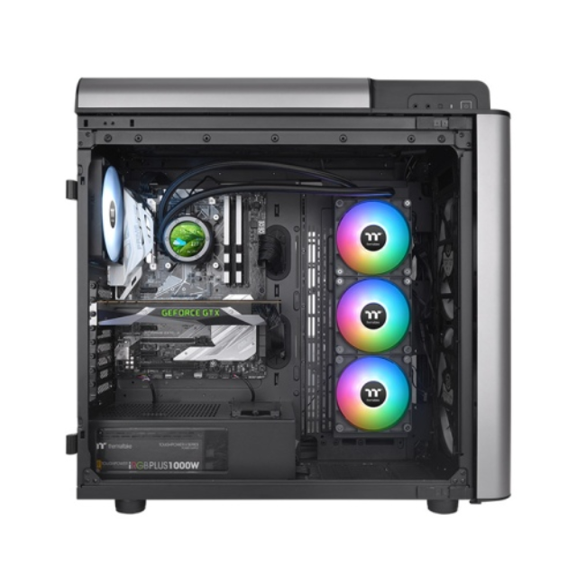 Enfriamiento Líquido Thermaltake TH360 V2 Ultra / ARGB / 3x120mm / 500-2000RPM / CL-W384-PL12SW-A / pantalla LCD de resolución de 480 x 480