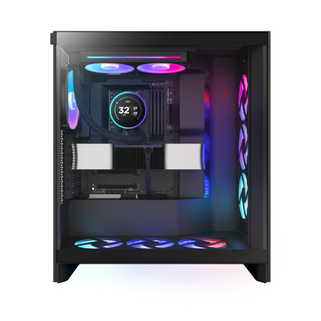 Enfriamiento Liquido NZXT Kraken Elite 240 RGB / 240mm / RGB / 1,200-2,800 ± 300 RPM / Negro / Versión 2024 / RL-KR24E-B2