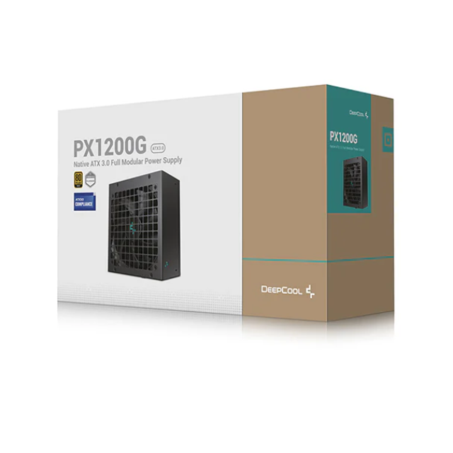 Fuente de Poder DeepCool PX1200G / 1200W / 80+ Gold / Modular / 24-pin ATX / 135mm / R-PXC00G-FC0B-VN