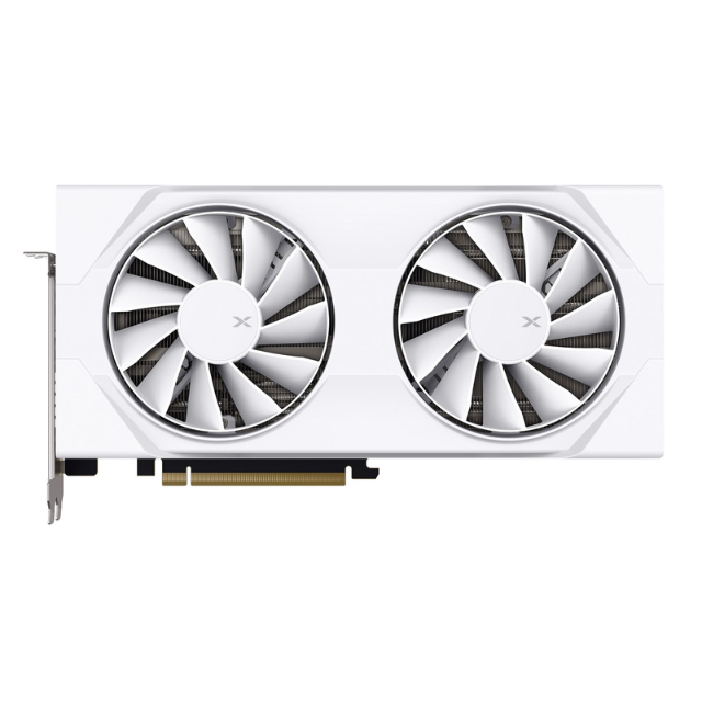 Tarjeta de Video XFX SWIFT RX 9060 XT OC WHITE GAMING / 8GB GDDR6 / 128-bit / DisplayPort / HDMI
