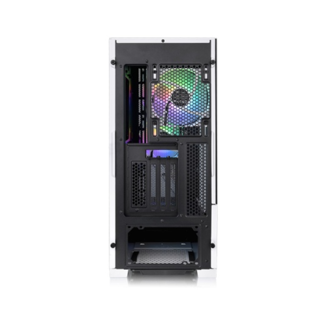 Gabinete Thermaltake Divider 370 TG Snow ARGB / Midi-Tower, ATX/Micro-ATX/Mini-ITX / Cristal Templado / USB 3.0 / Sin Fuente / 3 Ventiladores ARGB Instalados / Blanco / CA-1S4-00M6WN-00