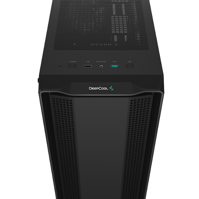 Gabinete DeepCool CC560 V2 ARGB / Midtower / Incluye 4 ventiladores ARGB / Micro-ATX / ATX / R-CC560-BKTAA4-G-1