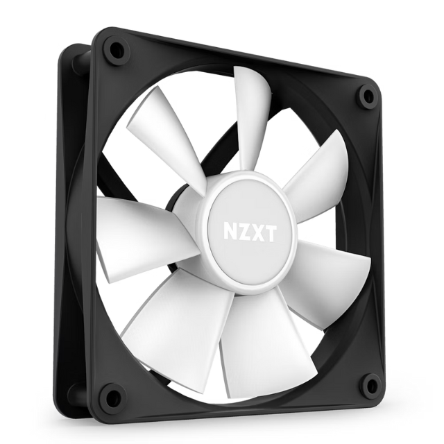 Ventilador NZXT F120 RGB / 120mm / 500-1800RPM / Negro / 3 Piezas / RF-C12TF-B1