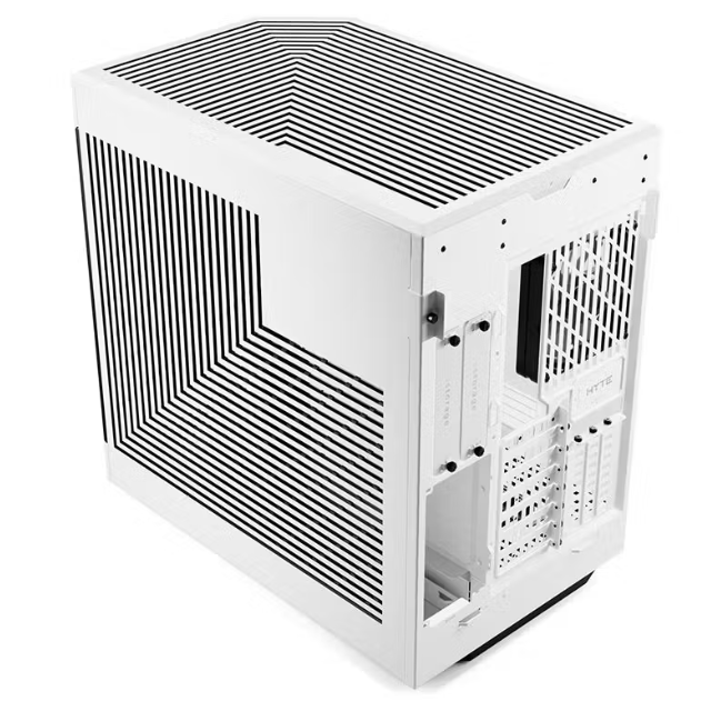 Gabinete HYTE Y60 / ATX / Cristal Templado Panorámico de Doble Cámara con Cable Vertical PCIE 4.0 incluido / White Snow / CS-HYTE-Y60-WW