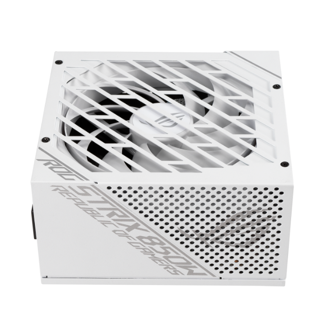 Fuente de poder Asus ROG Strix 850W WHITE / 80 Plus Gold Full Modular / ROG-STRIX-850W-WHITE