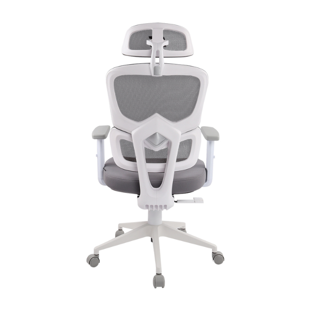 Silla Gamer Vorago Start The Game CGM-400-WH / Mesh / Resplado Reclinable / Ruedas 50 Mm / Ajuste De Altura / Soporta hasta 150 Kg / Piston Clase 4 / Malla Transpirable / Estructura Metálica / Color Blanco / CGM-400-WH