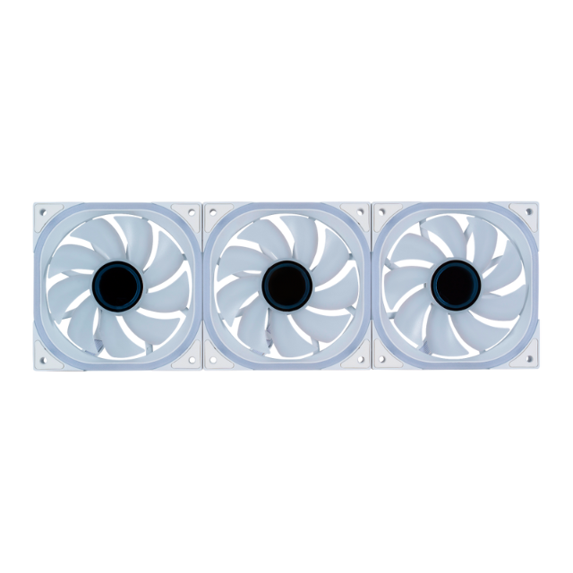 Kit 3 Ventiladores Game Factor FKG500 / Modular / Argb / 120MM / 1900Rpm / Blanco / FKG500-WH