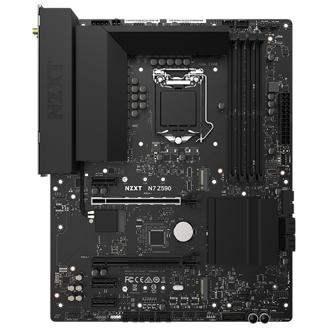 Tarjeta Madre NZXT N7 Z590 XT BLACK Socket LGA1200 Intel Z590 ATX / DDR4 / N7-Z59XT-B1