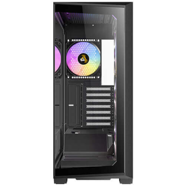 Gabinete Antec C3 ARGB / Midi-Tower, ATX/E-ATX/ITX/Micro-ATX / USB 2.0/3.0 / Sin Fuente / 4 Ventiladores Instalados / Black / C3 ARGB