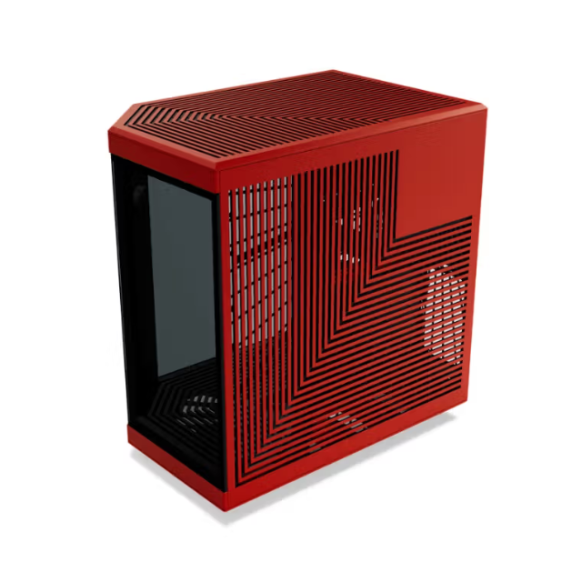 Gabinete HYTE Y70 Touch Infinite / ATX Mid Tower / Doble Cámara / Con Pantalla Táctil LCD de 2.5K integrada / BLACK CHERRY