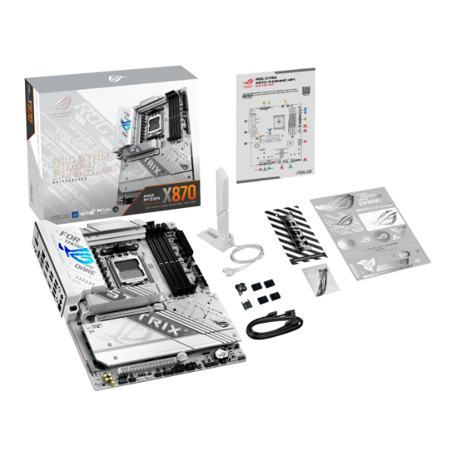 Tarjeta Madre Asus ROG STRIX X870-A GAMING WIFI / ATX / AM5 / X870 / DDR5 AEMP / WiFi 7 / PCIe® 5.0 / Q-Release Slim / Up To 256GB DDR5 / ROG STRIX X870-A GAMING WIFI