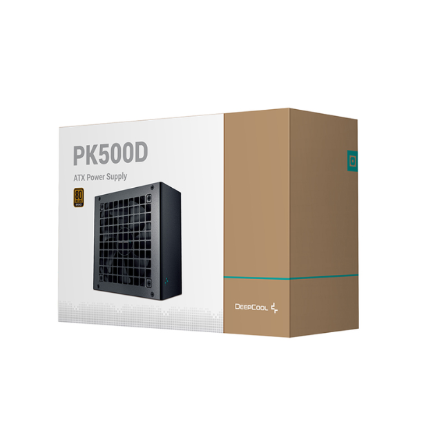 Fuente de Poder DeepCool PK500D / 500W / 80 Plus Bronze / Negro / R-PK500D-FA0B-US