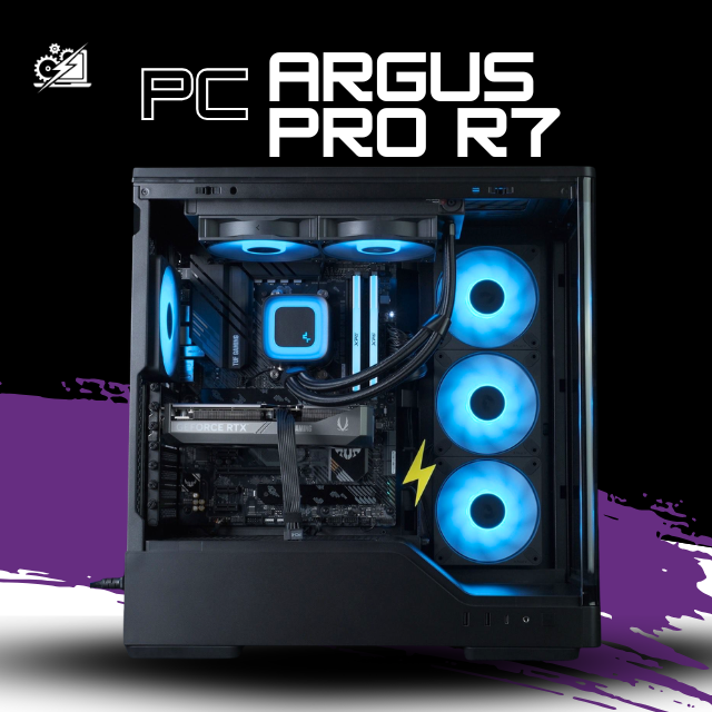 PC ARGUS PRO R7/ AMD RYZEN 7 5700X / RTX 5060 TI 16GB / 16GB RAM / 1TB SSD NVME / ENFRIAMIENTO LIQ 240MM / FUENTE 650W 80+ GOLD / W11 PRO / PROMOCION