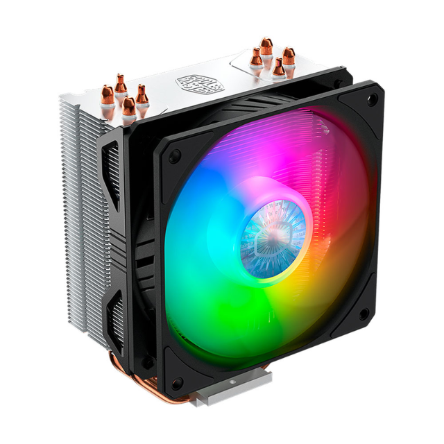 Disipador para CPU Disipador y Ventilador Led para Procesador Cooler Master Hyper 212 ARGB - 120mm Intel y AMD / RR-2V2L-18PA-R1