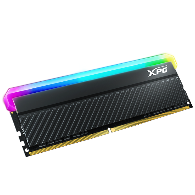 Memoria RAM DDR4 8GB 3600MHz Adata XPG SPECTRIX D45G 1x8GB / RGB / Negra / AX4U36008G18I-CBKD45G