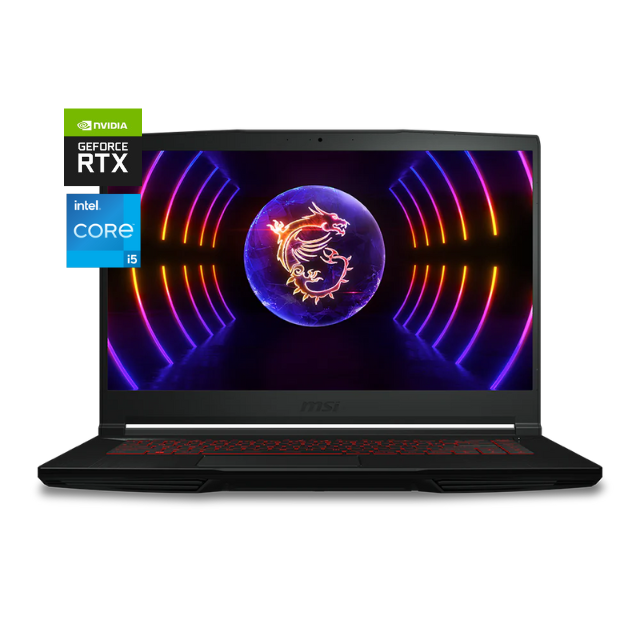 Laptop Gamer MSI Thin GF63 12UCX / Intel Core I5-12450H / RTX 2050 4GB GDDR6 / 8GB RAM DDR4 / 1TB SSD / Pantalla 15.6" FHD IPS 144HZ / W11 Home 64bit/ Teclado en Inlges