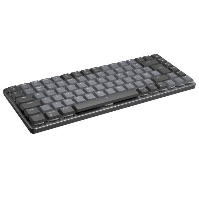 Teclado Mecánico MX Mechanical Mini / receptor logi bolt / bluetooth / recargable por usb tipo C / Grafito Español MX Mechanical Mini Tactile Quiet / 920-010846