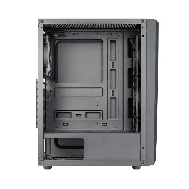 Gabinete Aerocool Blade-G-BK-v1, Cristal Templado, 4 Ventiladores RGB, ATX - Gabinete Aerocool Blade-G-BK-v1, Cristal Templado, 4 Ventiladores RGB, ATX - 4710562755909