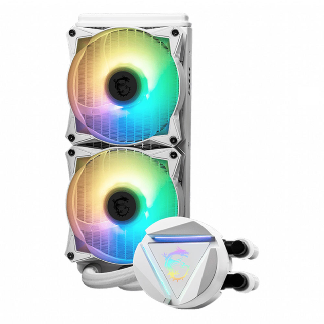 Sistema de Enfriamiento Liquido AIO MSI MAG CORELIQUID 240R V2 WHITE - 240mm Listo para Intel LGA1700 y AMD