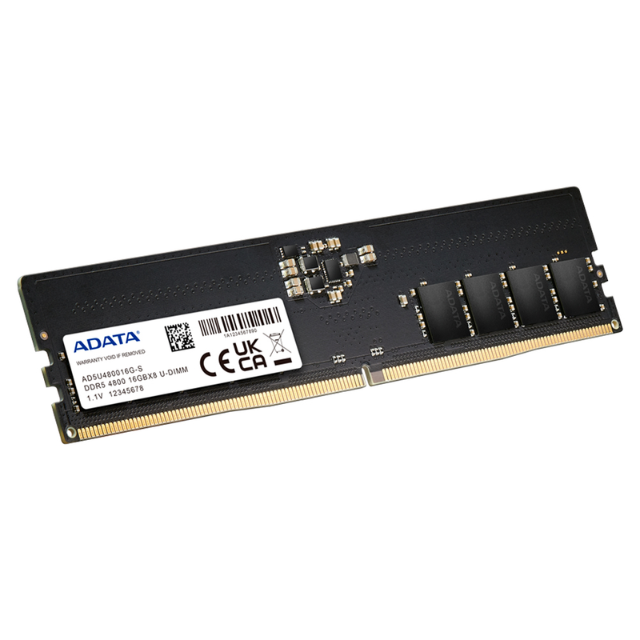 Memoria RAM ADATA 8GB DDR5 U-DIMM 4800MHz / AD5U48008G-S