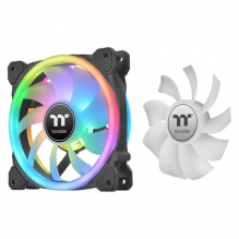 Kit 3 Ventiladores Thermaltake Swafan 12 RGB / 120mm / 500-2000RPM / Color Negro / 3 Piezas / CL-F137-PL12SW-A