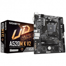 Tarjeta Madre Gigabyte A520M K V2 / Socket AM4 / AMD Ryzen 5000 Series Ready / Micro ATX 