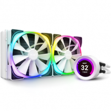 Enfriamiento Liquido NZXT Kraken Z63 RGB White / 280mm 140mmx2 / Pantalla 24 Bits / Intel y AMD / RL-KRZ63-RW