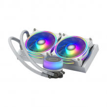 Sistema de Enfriamiento Liquido AIO Cooler Master Masterliquid ML240 Illusion White / RGB / 240mm / Intel y AMD / MLX-D24M-A18PW-R1 /