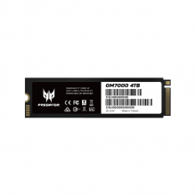 Unidad de Estado Sólido Acer Predator GM7000 SSD NVMe Gen4 / 4 TB / M.2 2280 / PS5 / PCIe 4.0 / Up to 7400 MB/s / GM7000-4TB