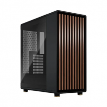 Gabinete Fractal North / Charcoal Black TGD / Mid-Tower / Mesh / 2 Ventiladores Incluidos / ATX, Micro ATX, Mini ITX Motherboard Supported / FD-C-NOR1C-02