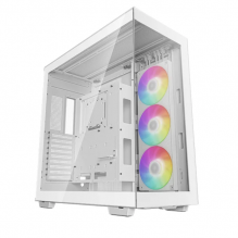 Gabinete DeepCool CH780 / E-ATX / Cristal Templado / 1 Ventiladores 1×420mm Instalado / USB Type C / Blanco / R-CH780-WHADE10-A-1