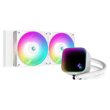 Enfriamiento Líquido DEEPCOOL LS520 SE / 240mm / 500~2250 RPM / 2x120mm / Blanco / R-LS520-WHAMMM-G-1/