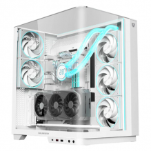 Gabinete Balam Rush Tank Expert Curve 7800 / Midi-Tower / ATX/Micro-ATX/ ITX / USB 2.0/3.0 / Sin Fuente / 5 Ventiladores Instalados / BR-941563
