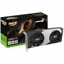 Tarjeta de Video INNO3D NVIDIA GeForce RTX 5070 TWIN X2 OC Edition / 12GB GDDR7 / DisplayPort x3 / HDMI / N50702-12D7X-195064N / RTXS50 