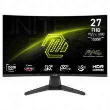 Monitor Gamer MSI MAG 276CF E20 / 27 / FHD / 200Hz / Rapid VA / HDMI/DisplayPort / Adaptive-Sync / HDR Ready / Negro / MAG 276CF E20 