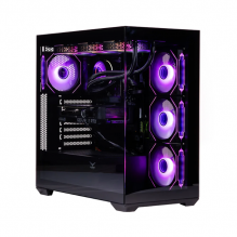 Gabinete Naceb Nebula / Cristal Templado / ATX / Negro / 3 Ventiladores Preinstalados / Led ARGB / USB 3.0 / Black / NA-0637N