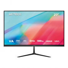 Monitor Acteck Captive Vivid SP270 Elite LED 27", 1920x1080 Full HD, 75Hz, HDMI, Negro