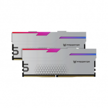Memoria RAM Acer Predator Hermes RGB DDR5 / 7200MHz / 48GB (2x24GB) / CL36 / XMP / SILVER/ SOLO VENTA EN ENSAMBLE