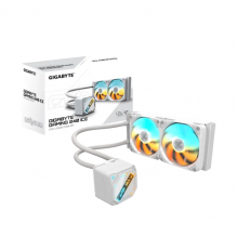 Enfriamiento L&iacute;quido Gigabyte GAMING 240 ICE / 240mm / 2x120mm / Hasta 2200RPM / Blanco
