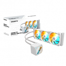 Enfriamiento GIGABYTE GAMING 360 ICE / 360mm / Ventiladores ARGB / Compatible con Intel LGA1851 y AMD AM5 / Blanco 