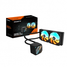 Enfriamiento L&iacute;quido Gigabyte GAMING 240 / 240mm / 2x120mm / Hasta 2200RPM / Negro