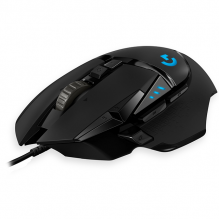 Mouse Gamer Alambrico Logitech G502 Hero RGB USB 16000DPI / 11 Botones Programables / LED Azul control de peso / 910-005550