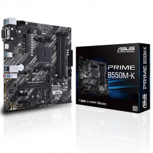 Tarjeta Madre ASUS PRIME B550M-K / AM4 / AMD RYZEN 3000 SERIES / Micro-ATX