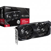 Tarjeta de Video ASRock AMD Radeon RX 7600 Challenger 8GB OC / 8GB 128-bit GDDR6 / PCI Express 4.0 / RX7600 CL 8G