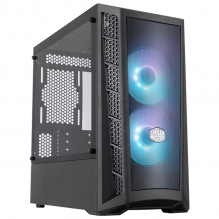 Gabinete Cooler Master Masterbox MB311L ARGB / Cristal Templado / 2 Ventiladores ARGB / Mini Torre / Micro-ATX / USB 3.0 / MCB-B311L-KGNN-S02