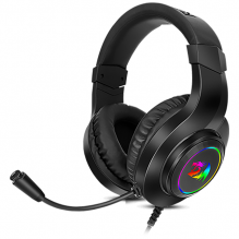 Diadema Gamer Redragon Hylas H260 RGB / 3.5mm / Negro / Sonido envolvente / PS4 / Xbox One / Switch