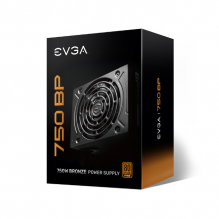 Fuente de poder 750W Certificación 80+ Bronze Evga 750 BP / 100-BP-0750-K1