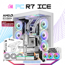 PC R7 ICE /  AMD RYZEN 7 9800X3D / RADEON RX 9070 XT / 32GB RAM DDR5 / 2TB SSD M.2 NVME / ENFRIAMIENTO LIQ 360MM / FUENTE 850W 80+ GOLD / PROMOCION