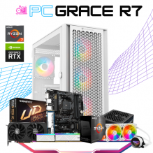 PC GRACE R7/ AMD RYZEN 7 5700 / RTX 4060 / 32GB RAM / 1TB SSD M.2 NVME / ENFRIAMIENTO LIQ 240MM / FUENTE 750W 80+ BRONZE / PROMOCION