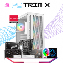 PC TRIM X / AMD RYZEN 5 8400F / RADEON RX 7600 XT / 32GB RAM DDR5 / 1TB SSD NVME / DISIPADOR DE TORRE ARGB / FUENTE 650W 80+ BRONZE / PROMOCION